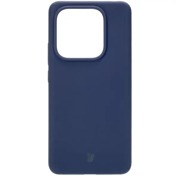 Silikonowe etui Bizon Soft Case do Xiaomi Redmi Note 14 5G ciemnoniebieskie
