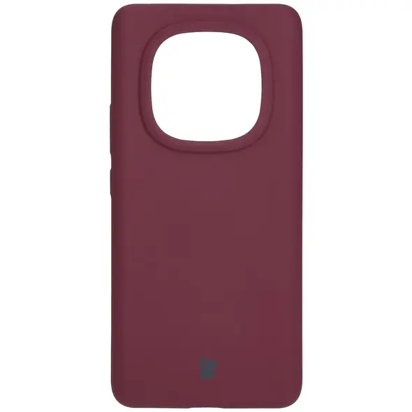 Silikonowe etui Bizon Soft Case do Xiaomi Redmi Note 14 Pro Plus 5G ciemnofioletowe