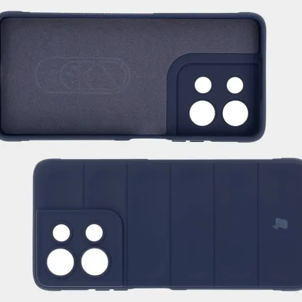 Pancerne etui Bizon Case Tur do Motorola Moto G75 5G granatowe