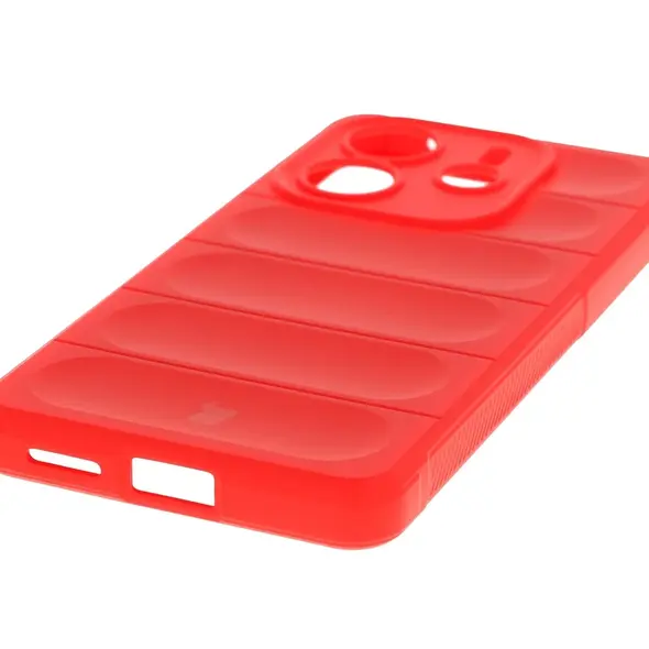 Pancerne etui Bizon Case Tur do Xiaomi Redmi Note 14 4G czerwone