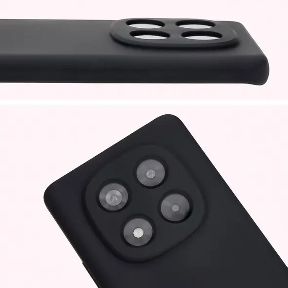 Silikonowe etui Bizon Soft Case do Xiaomi Redmi Note 14 Pro 4G czarne