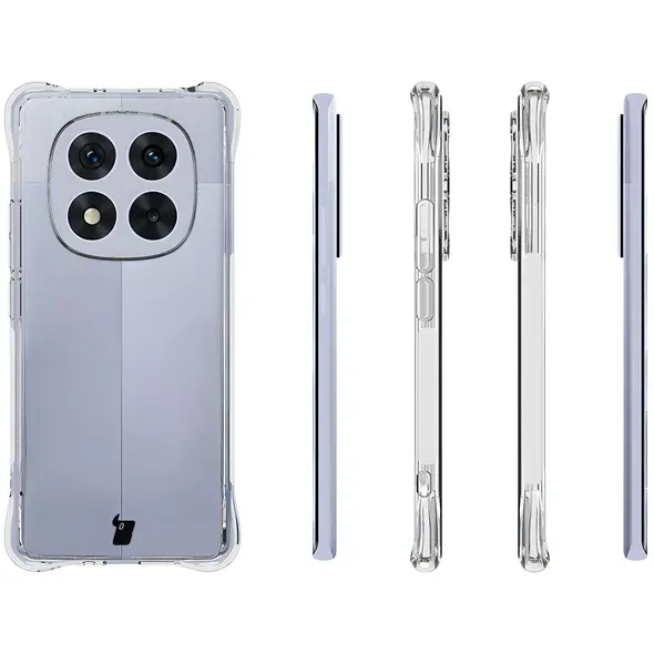 Elastyczne etui Bizon Case Salpa do Xiaomi Redmi Note 14 Pro 4G przezroczyste