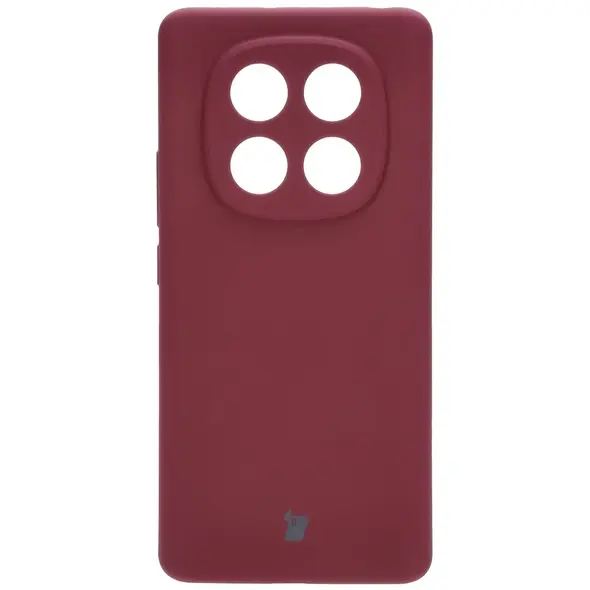 Silikonowe etui Bizon Soft Case do Xiaomi Redmi Note 14 Pro 4G ciemnofioletowe