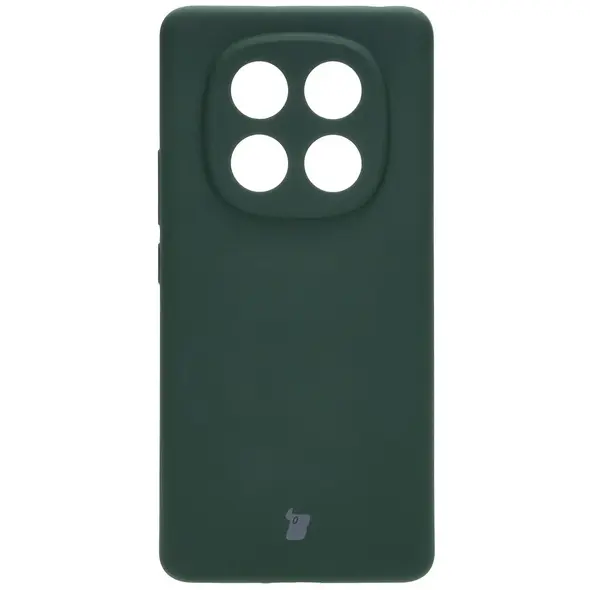 Silikonowe etui Bizon Soft Case do Xiaomi Redmi Note 14 Pro 4G ciemnozielone