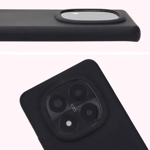 Silikonowe etui Bizon Soft Case do Xiaomi Redmi Note 14 Pro Plus 5G czarne