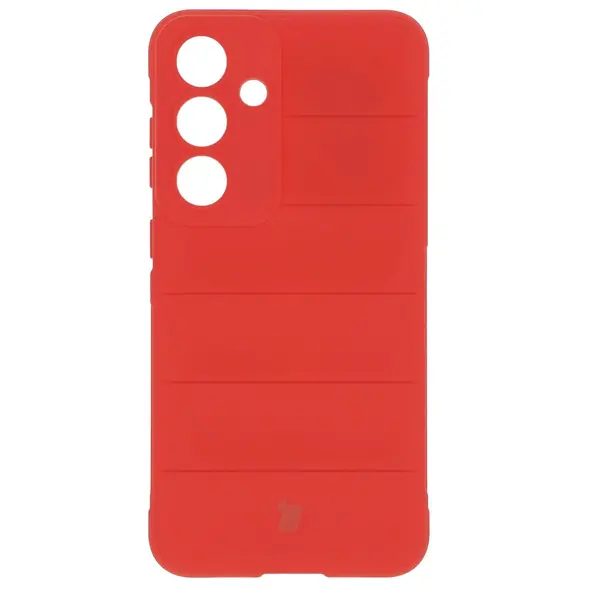 Pancerne etui Bizon Case Tur do Samsung Galaxy S25 Plus czerwone