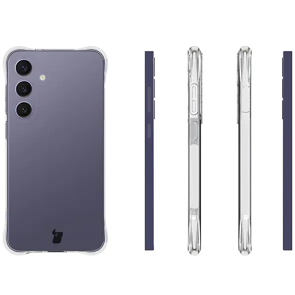 Elastyczne etui Bizon Case Salpa do Samsung Galaxy S25+ Plus przezroczyste