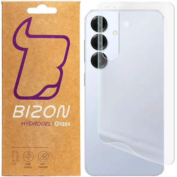 Folia hydrożelowa na tył Bizon Glass Hydrogel do Samsung Galaxy S25 [2 PACK]
