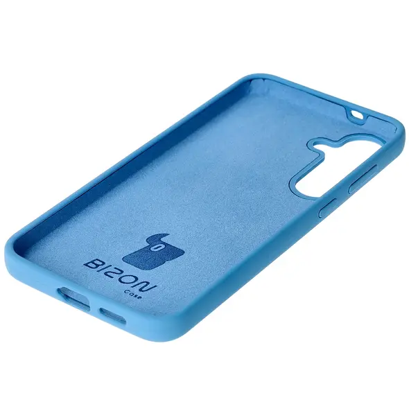 Silikonowe etui Bizon Soft Case do Samsung Galaxy S25+ Plus ciemnoniebieskie