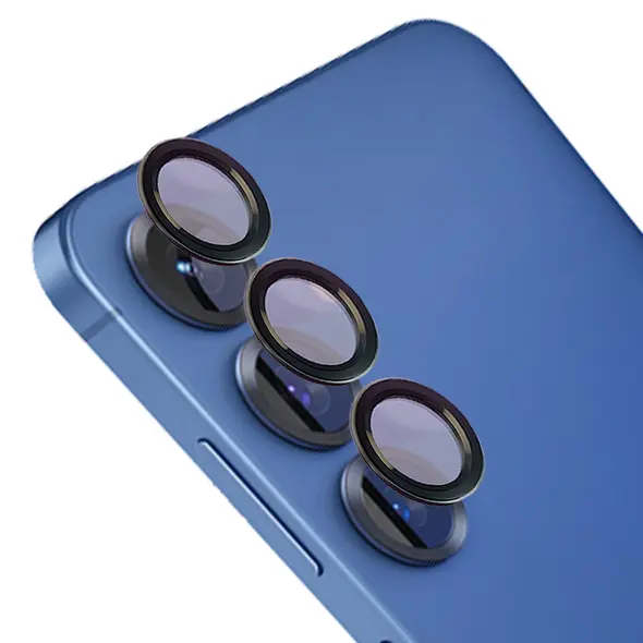 Szkło hartowane na aparat z aplikatorem Bizon Glass Snap Lens do Samsung Galaxy S25+ Plus czarne