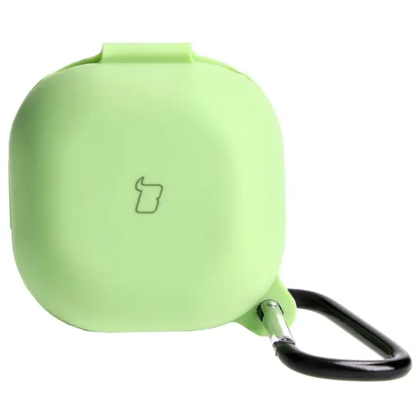 Etui Bizon Case Headphone Silicone do Samsung Galaxy Buds Live / Pro / Buds2 / Buds2 Pro / Buds FE zielone