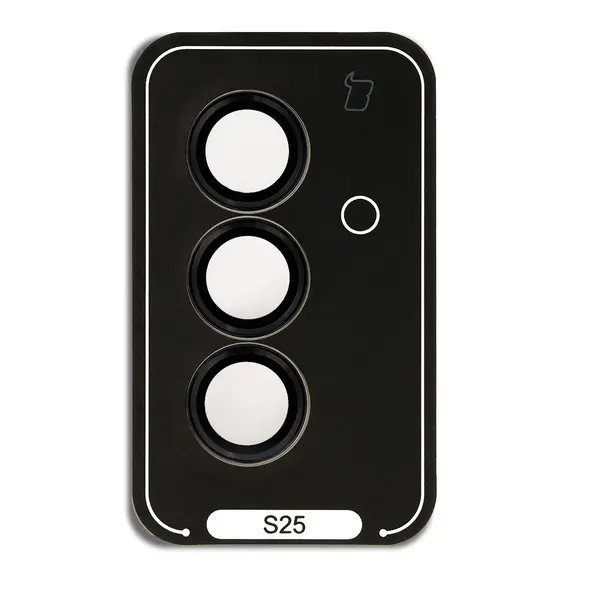 Szkło hartowane na aparat z aplikatorem Bizon Glass Snap Lens do Samsung Galaxy S25