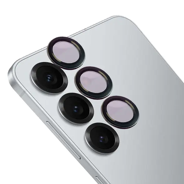 Szkło hartowane na aparat z aplikatorem Bizon Glass Snap Lens do Samsung Galaxy S25