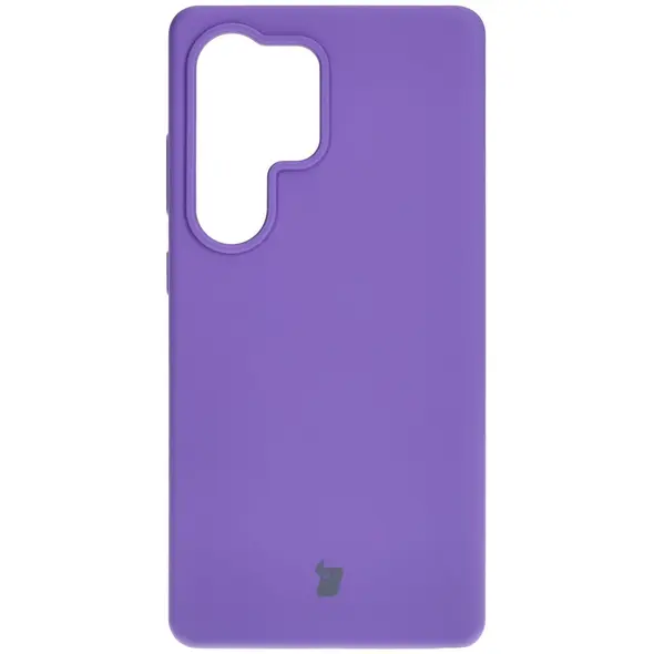 Silikonowe etui Bizon Soft Case do Samsung Galaxy S25 Ultra fioletowe