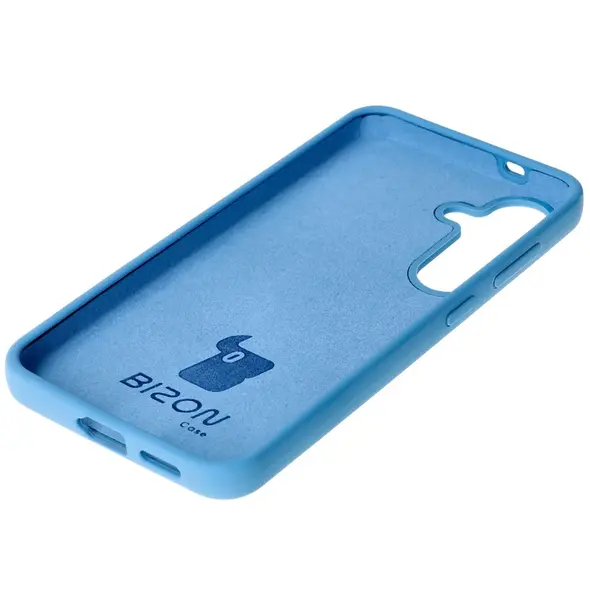 Silikonowe etui Bizon Soft Case do Samsung Galaxy S25 ciemnoniebieskie