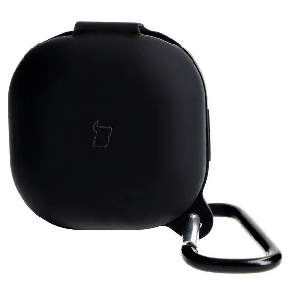 Etui Bizon Case Headphone Silicone do Samsung Galaxy Buds Live / Pro / Buds2 / Buds2 Pro / Buds FE czarne