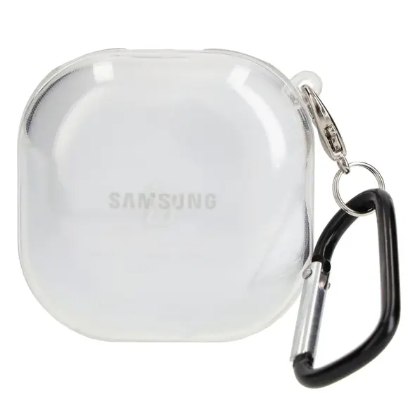 Etui Bizon Case Headphone Clear do Samsung Galaxy Buds Live / Pro / Buds2 / Buds2 Pro / Buds FE przezroczyste