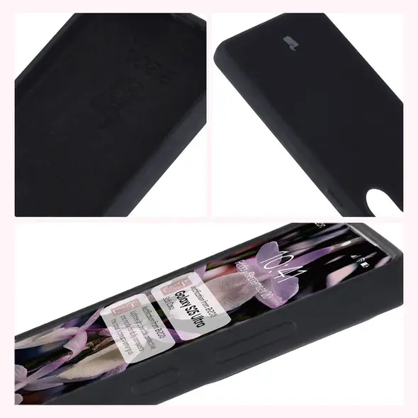 Silikonowe etui Bizon Soft Case do Samsung Galaxy S25 Ultra czarne