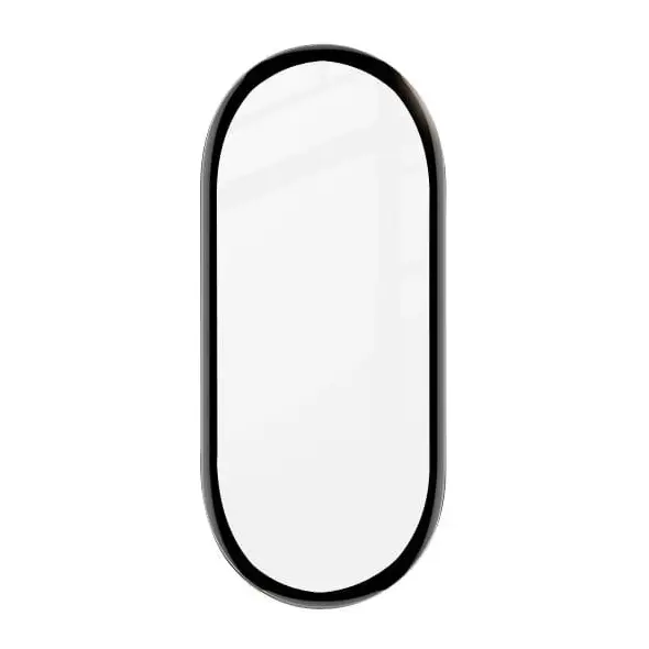 Szkło hybrydowe Bizon Glass Watch Edge Hybrid do Mi Smart Band 8 czarne