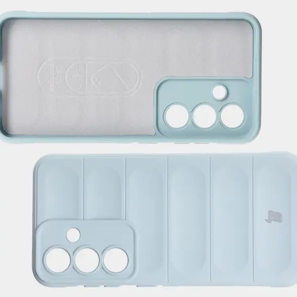 Pancerne etui Bizon Case Tur do Samsung Galaxy S25 Plus jasnoniebieskie