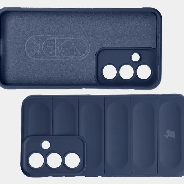 Pancerne etui Bizon Case Tur do Samsung Galaxy S25 granatowe