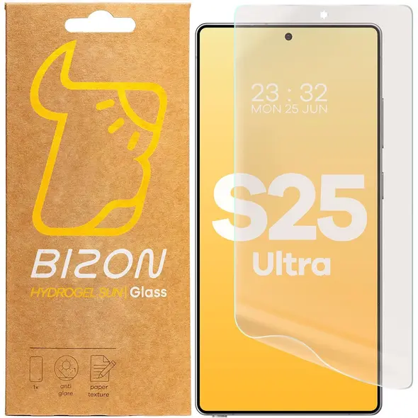 Folia matowa Bizon Glass Film Sun do Samsung Galaxy S25 Ultra [2 PACK]