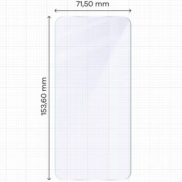 Elastyczne szkło hybrydowe Bizon Glass Mule do Samsung Galaxy S25+ Plus