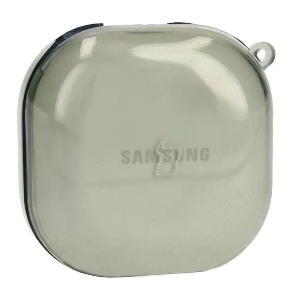 Etui Bizon Case Headphone Clear do Samsung Galaxy Buds Live / Pro / Buds2 / Buds2 Pro / Buds FE przezroczysto-zielone