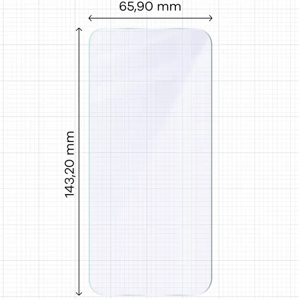 Elastyczne szkło hybrydowe Bizon Glass Mule do Samsung Galaxy S25