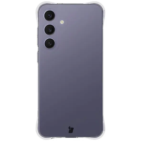 Etui + 2x szkło na ekran Bizon Case Clear Pack do Samsung Galaxy S25+ Plus przezroczyste