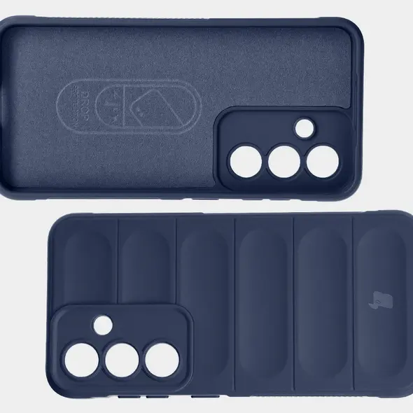 Pancerne etui Bizon Case Tur do Samsung Galaxy S25 Plus granatowe