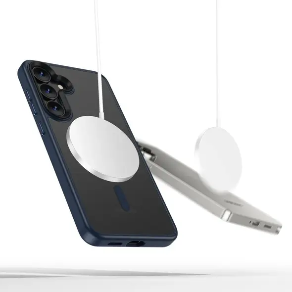 Etui Tech-Protect Magmat MagSafe Galaxy S25 Matte Navy