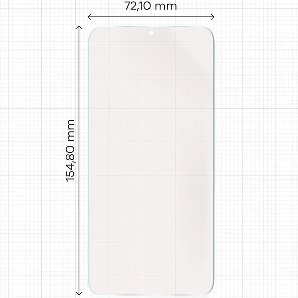 Folia matowa Bizon Glass Film Sun do Samsung Galaxy S25+ Plus [2 PACK]