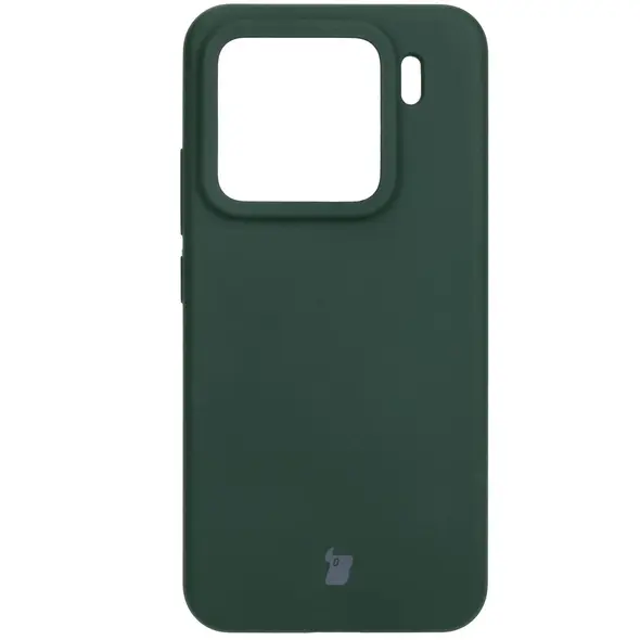 Silikonowe etui Bizon Soft Case do Xiaomi 15 ciemnozielone