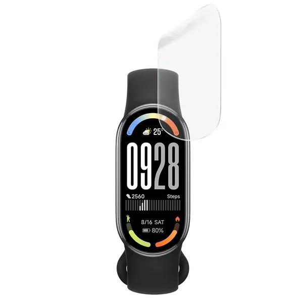 Folia hydrożelowa na ekran Bizon Glass Watch Hydrogel do Xiaomi Smart Band 10 [2 PACK]