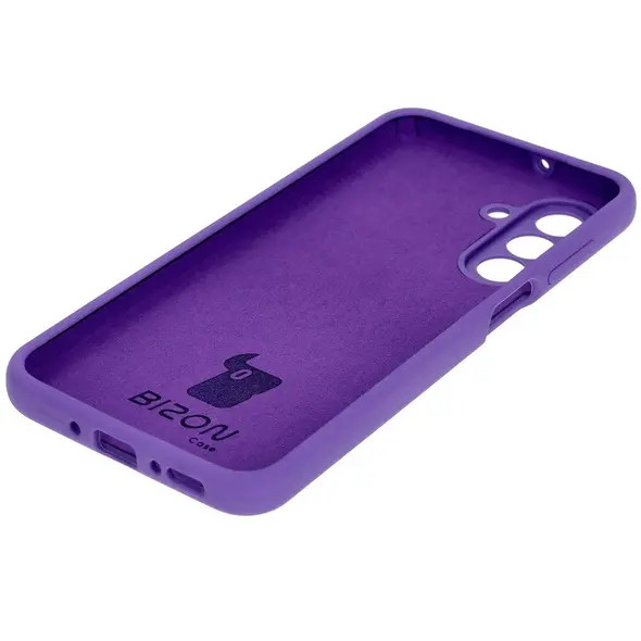 Silikonowe etui Bizon Soft Case do Samsung Galaxy A26 5G fioletowe