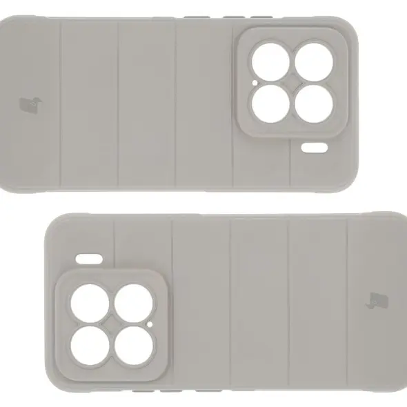 Pancerne etui Bizon Case Tur do Xiaomi 15 jasnoszare