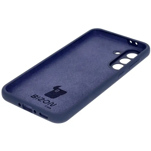 Silikonowe etui Bizon Soft Case do Samsung Galaxy A36 5G ciemnoniebieskie