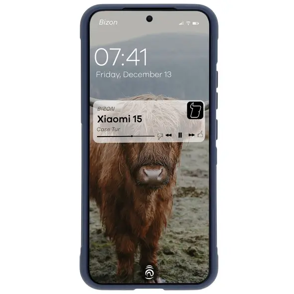 Pancerne etui Bizon Case Tur do Xiaomi 15 granatowe