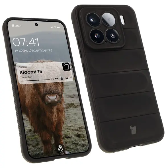 Pancerne etui Bizon Case Tur do Xiaomi 15 czarne