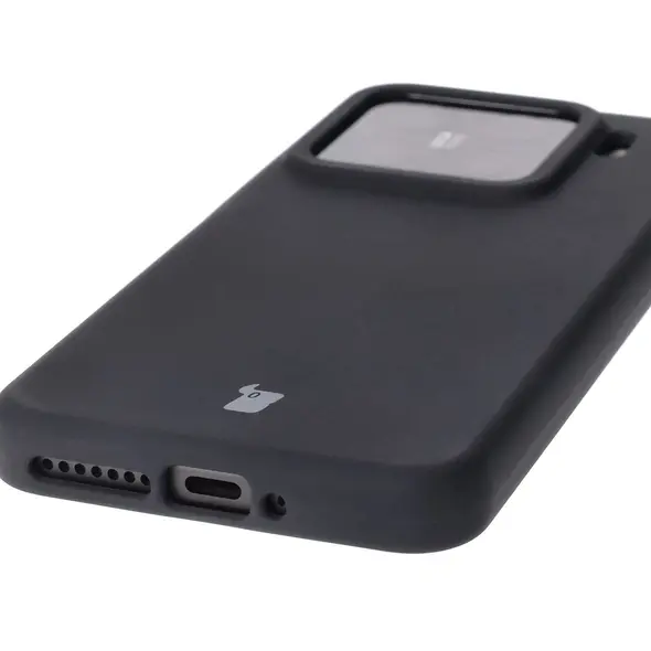 Silikonowe etui Bizon Soft Case do Xiaomi 15 czarne
