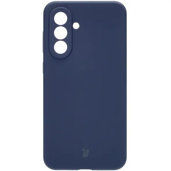 Silikonowe etui Bizon Soft Case do Samsung Galaxy A36 5G ciemnoniebieskie