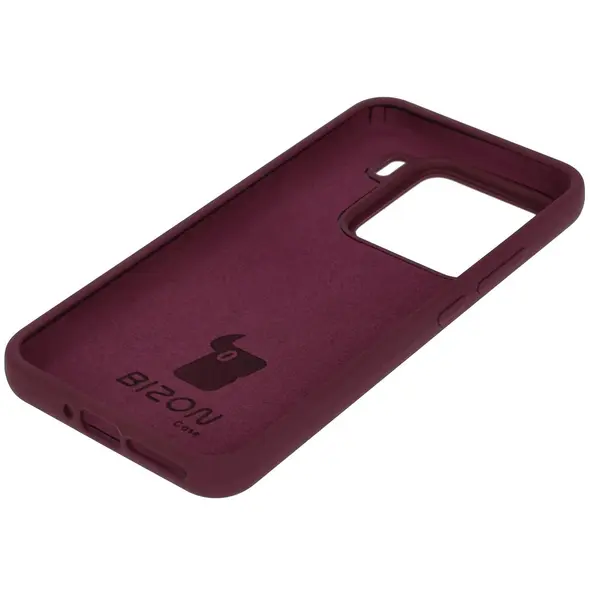 Silikonowe etui Bizon Soft Case do Xiaomi 15 ciemnofioletowe