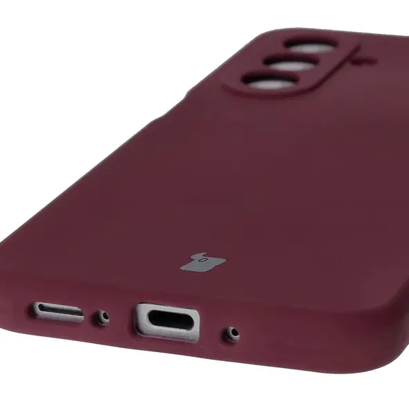 Silikonowe etui Bizon Soft Case do Samsung Galaxy A26 5G ciemnofioletowe