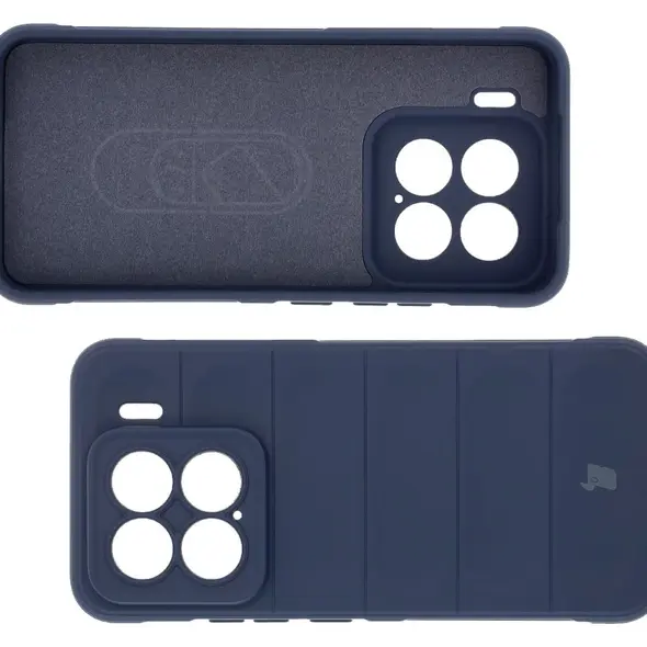 Pancerne etui Bizon Case Tur do Xiaomi 15 granatowe
