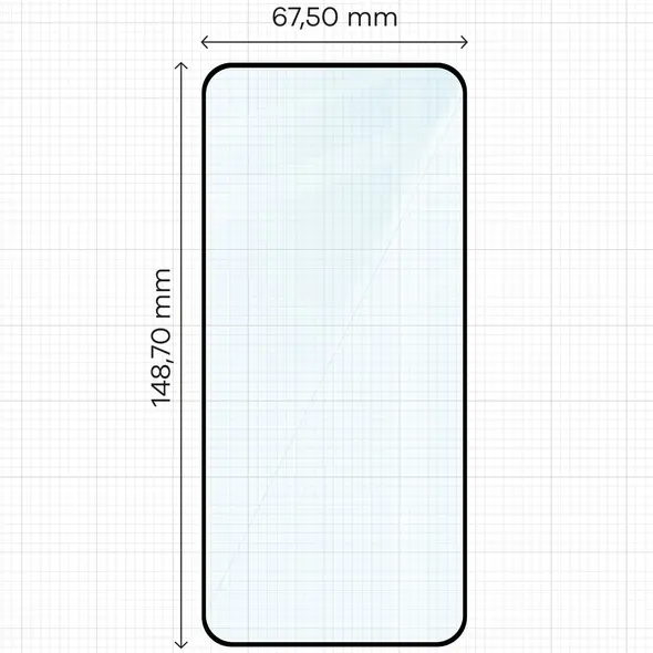 Szkło hartowane Bizon Glass Edge 2 do Xiaomi 15 czarna ramka