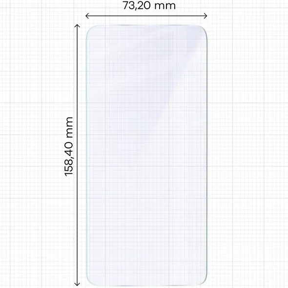 Elastyczne szkło hybrydowe Bizon Glass Mule do Samsung Galaxy A36 5G