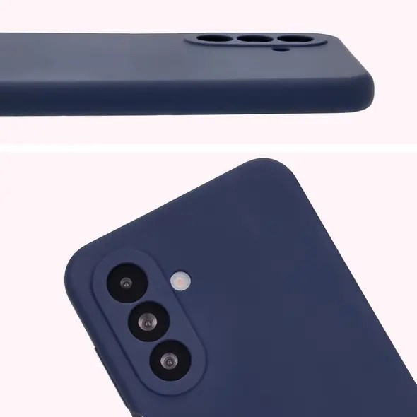 Silikonowe etui Bizon Soft Case do Samsung Galaxy A26 5G ciemnoniebieskie
