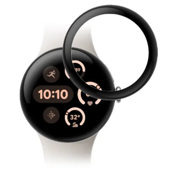 Szkło hybrydowe Bizon Glass Watch Edge Hybrid do Google Pixel 3 41 mm czarne