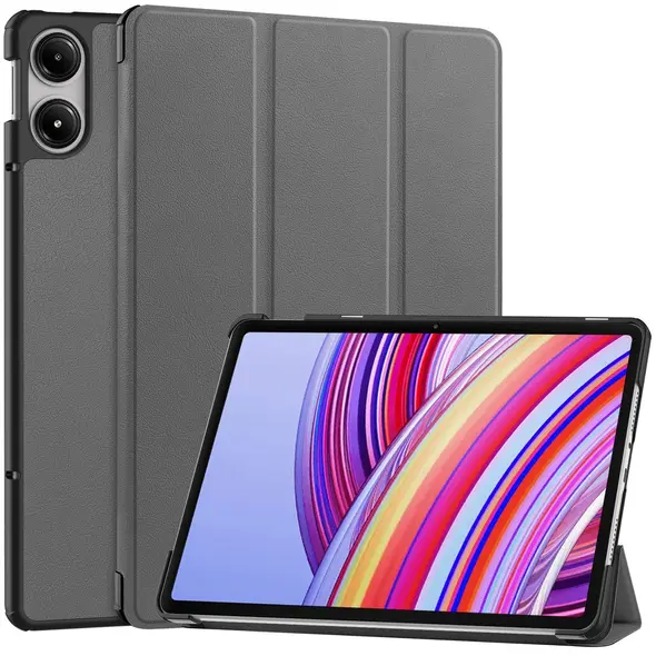 Etui Bizon Case Tab Croc do Xiaomi Redmi Pad Pro 12.1 szare